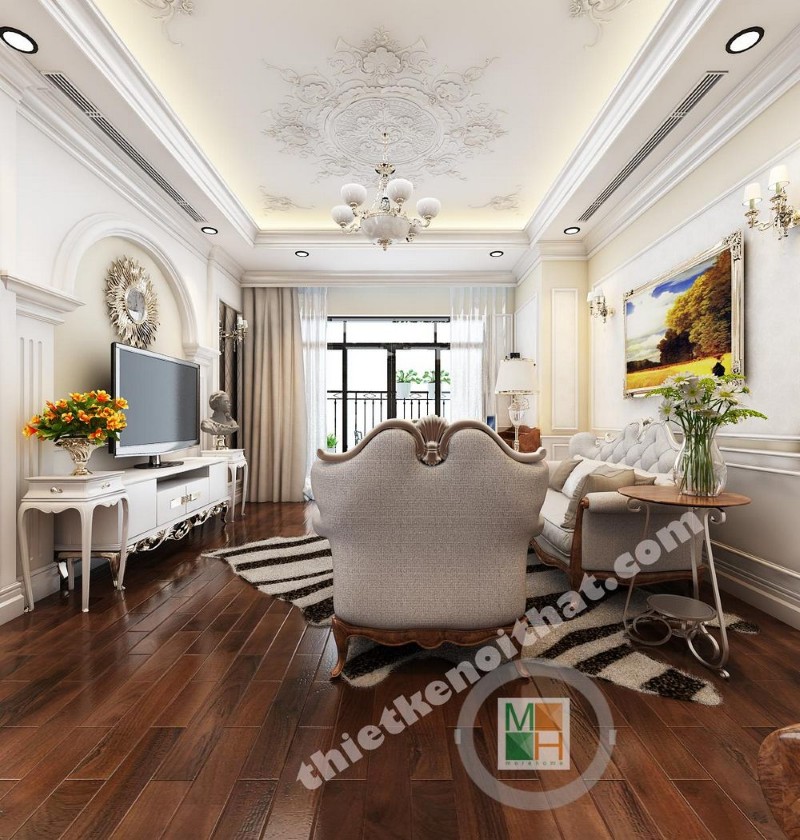 Thiết kế nội thất chung cư royal city